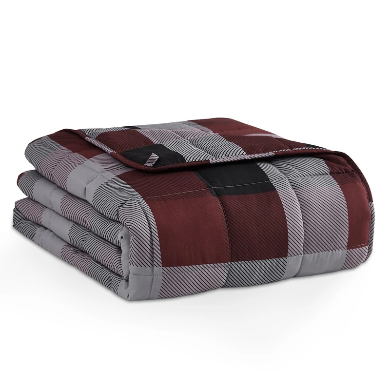 L'AGRATY Weighted Blanket - 60"x80" 15lbs Cooling Breathable Heavy Blanket Microfiber Material with Glass Beads Big Blanket for Adult All-season Summer Fall Winter Soft Thick Comfort Blanket