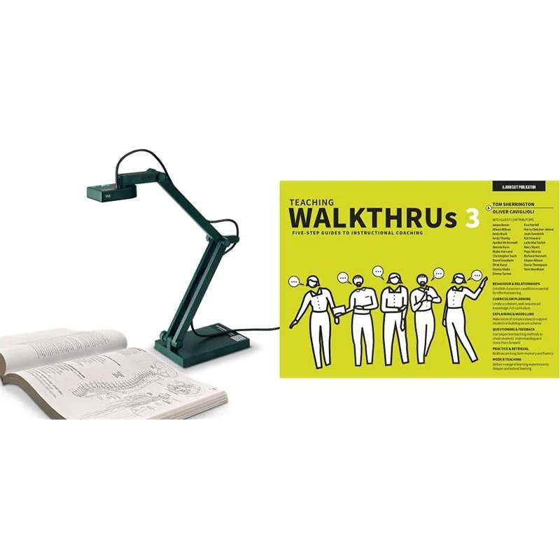 Ipevo V4K Ultra High Definition Usb Visualiser/Document Camera & Teaching WalkThrus 3: Five-step guides to instructional coaching