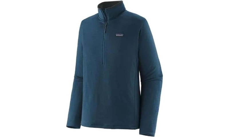 PATAGONIA 40500-LTBX M's R1 Daily Zip Neck Sweatshirt Men's Lagom Blue - Tidepool Blue X-Dye Size L