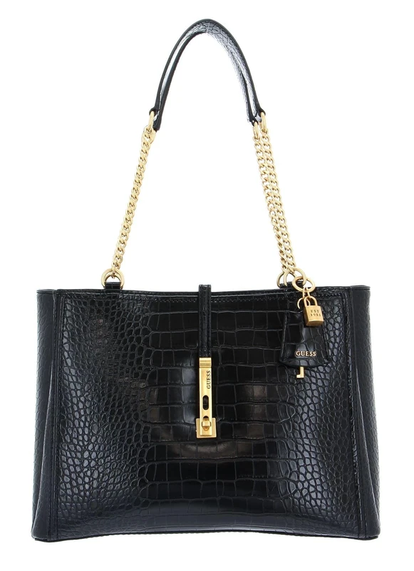 GUESS Women DESIDERIA Flap SHOUL Bag, BLA, One Size