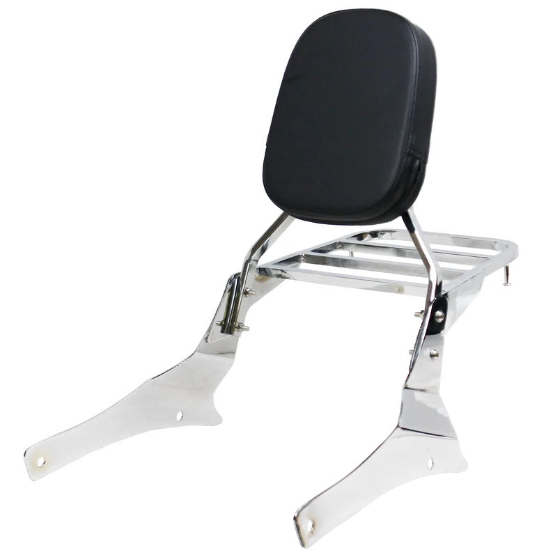 YHMOTO Passenger Backrest Sissy Bar with Luggage Rack for Suzuki Volusia VL800 2001-2011 Boulevard C50 2005-2011 Boulevard M50 2005-2008
