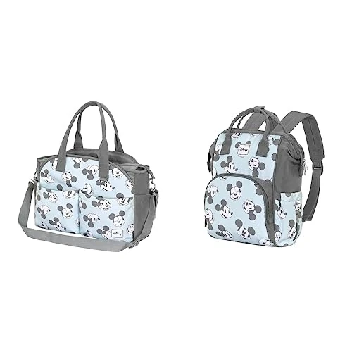 Disney Mickey Bonny Strolley Bag and Maternity Backpack