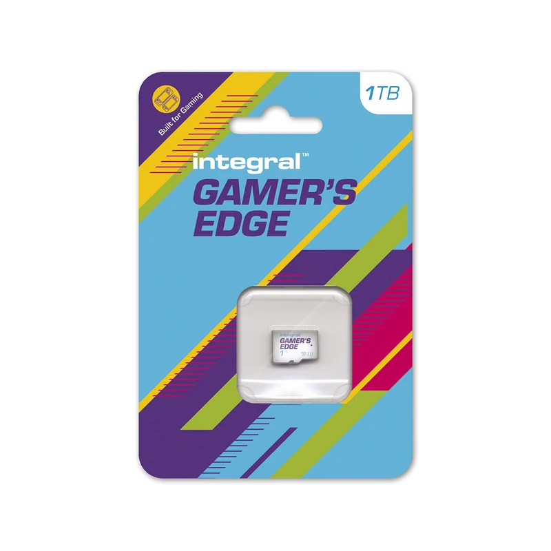 Integral 1TB Gamer's Edge Micro SD Card for the Nintendo Switch 1, Switch Lite, Switch OLED & Valve Steam Deck consoles - Load & Save Games Fast, DLC & Save Data, Quick Gaming Storage Memory Card