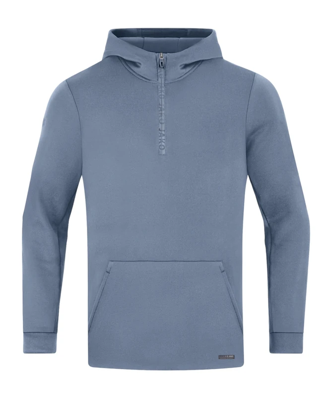 JAKO Men's Zip Hoodie Pro Casual, Smokey Blue, S