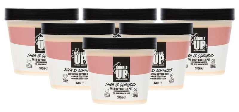 Bubble Up Body Butter: Shea is Gorgeous 370g [Pack of 6] - Image 1
