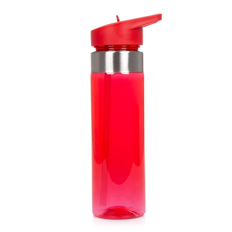 DAM. Halmik High Quality 650ml Canister with Body Finished in High Heat Resistant Tritan Colour: Red