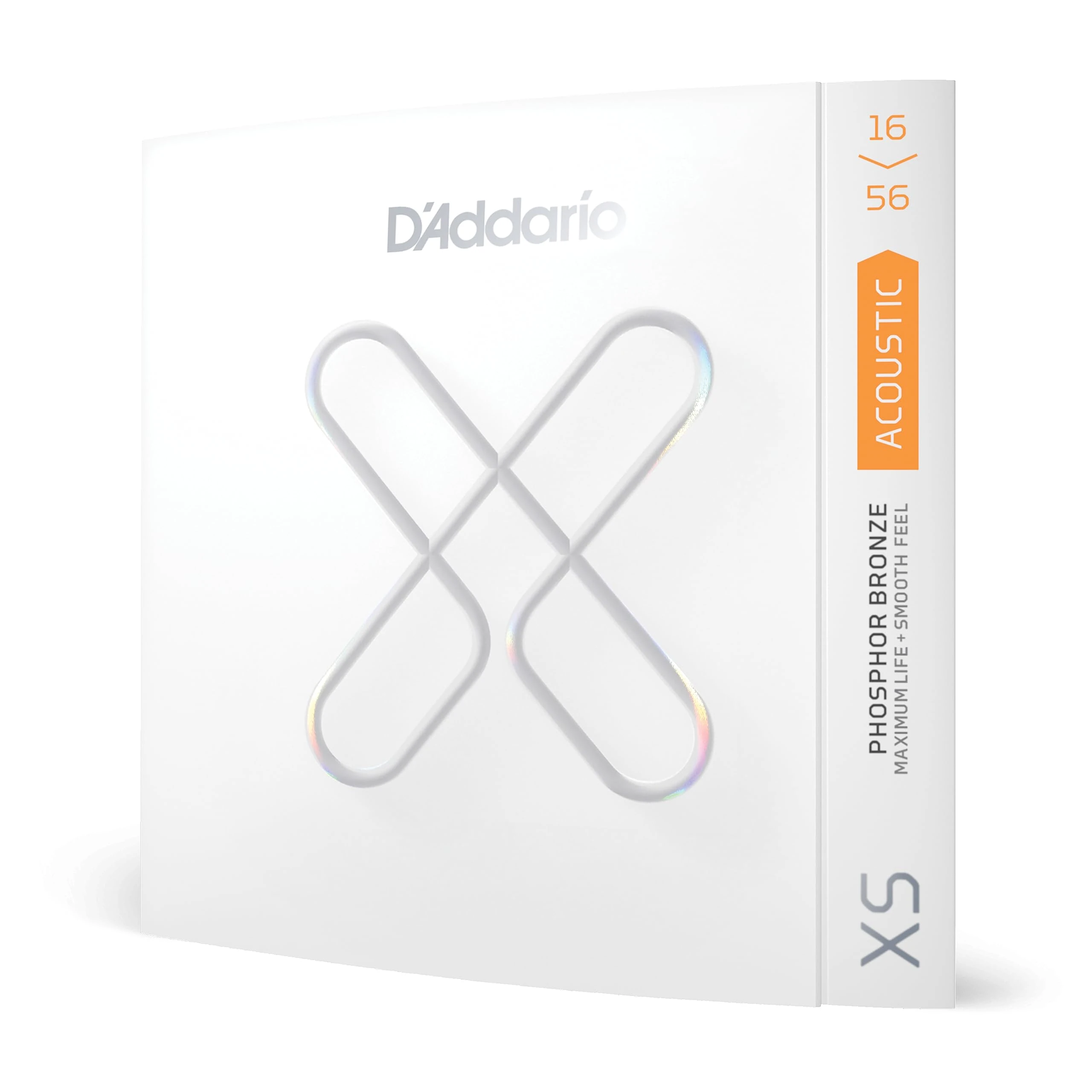 D'Addario Guitar Strings - XS Phosphor Bronze Coated Resophonic Guitar Strings - XSAPB1656 - Extended String Life with Natural Tone & Feel - For 6 String Guitars - 16-56 Medium Resophonic