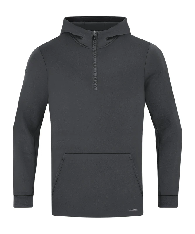 JAKO Men's Zip Hoodie Pro Casual, ash Grey, XL