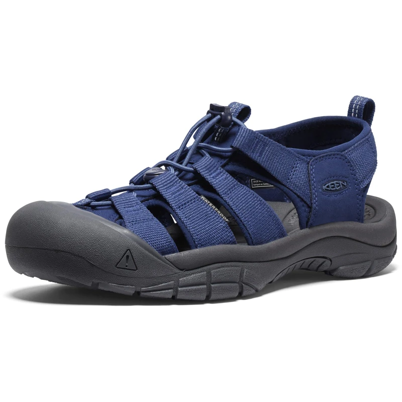 KEEN Men's Newport H2 Closed Toe Water Sandals, Naval Academy, 7.5