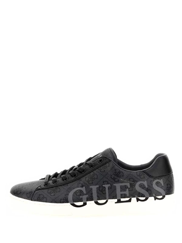 GUESS Men's NOLA K Sneaker, Coal, 6 UK - Image 1