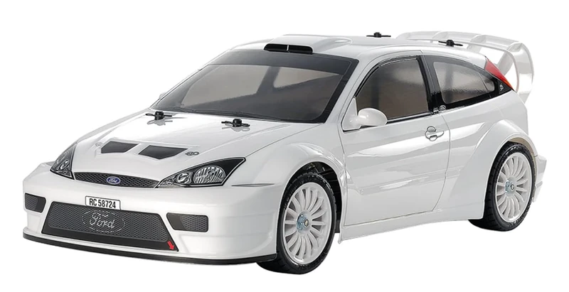 TAMIYA 58724 1:10 RC Ford Focus RS Custom TT-02 Remote Controlled Car, Vehicle, Model Building, Assembly, Hobby, RC Kit, RC Gift