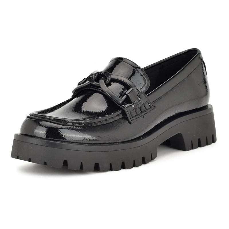 NINE WEST Women's Gables Loafer, Black 001, 6.5 UK