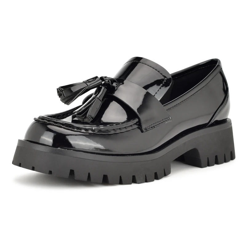 NINE WEST Women's Garry Loafer, Black 002, 8.5 UK