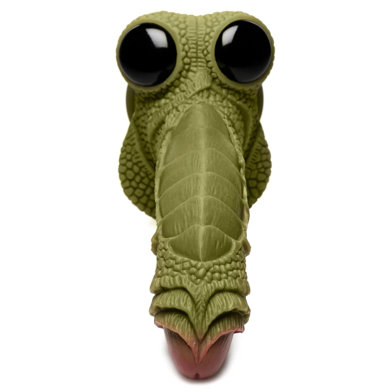 CREATURE COCKS Swamp Monster Dildo Made with Premium Silicone for Men Women & Couples, Fantasy Role Play, Harness Compatible with Strong Suction Base Phthalate-Free, 1 Piece - Green