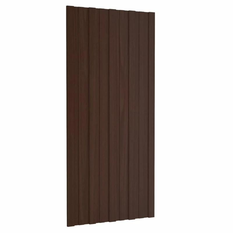 Keketa Roof Panels 36 pcs, Building Roofing Material Profile Sheet Shed, Roofing Sheet Shed Roof Panel, Roof Sheet Galvanised Steel Brown 100x45 cm