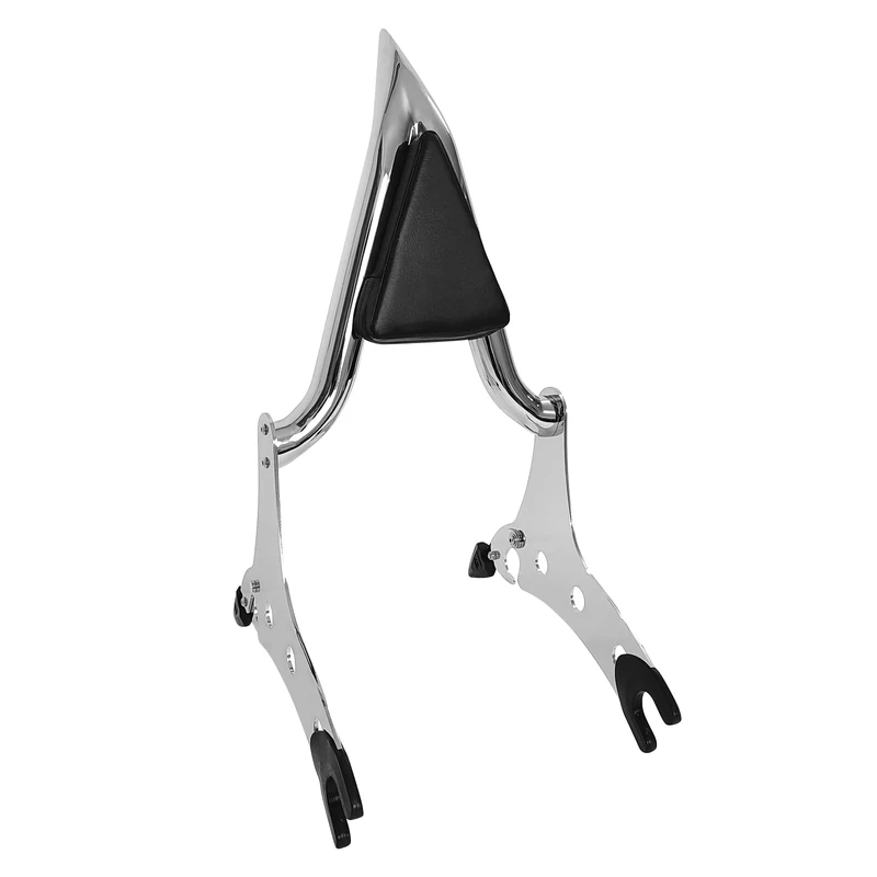 Motorcycle Backrest Sissy Bar Passenger Back Rest Pad Compatible for Indian Dark Horse Challenger Chieftain Roadmaster Springfield Pursuit Vintage Chief Limited 2014-2023 (24" Height, Chrome)