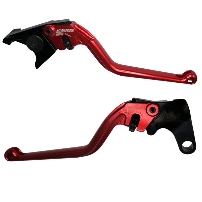 ACCOSSATO Pair of Red Levers for Yamaha R6 S USA Version from 2006 to 2009 (CC 600)
