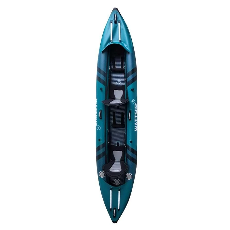 Wattsup COD 2-Seater Inflatable Kayak – 410 x 85 cm (13.4 x 33 inches) – Laminated PVC + Dropstitch – Complete Pack – Max 220 kg