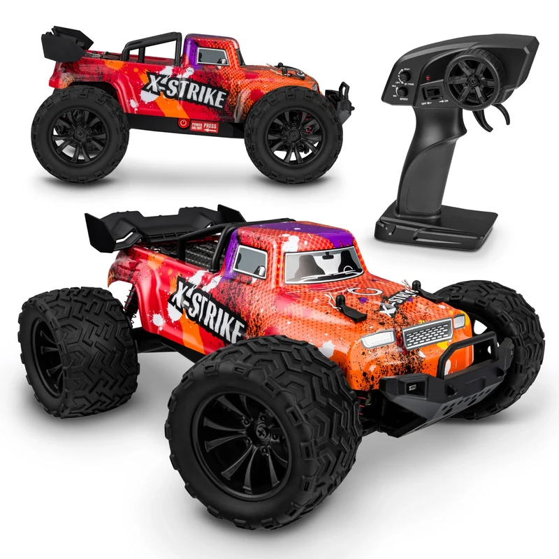 Overmax X-STRIKE Remote Controlled RC Car for Kids, Off-Road Vehicle 1:16, Speed up to 45 km/h, Range up to 100 m, Drive 4WD, 2 Batteries 1500 mAh