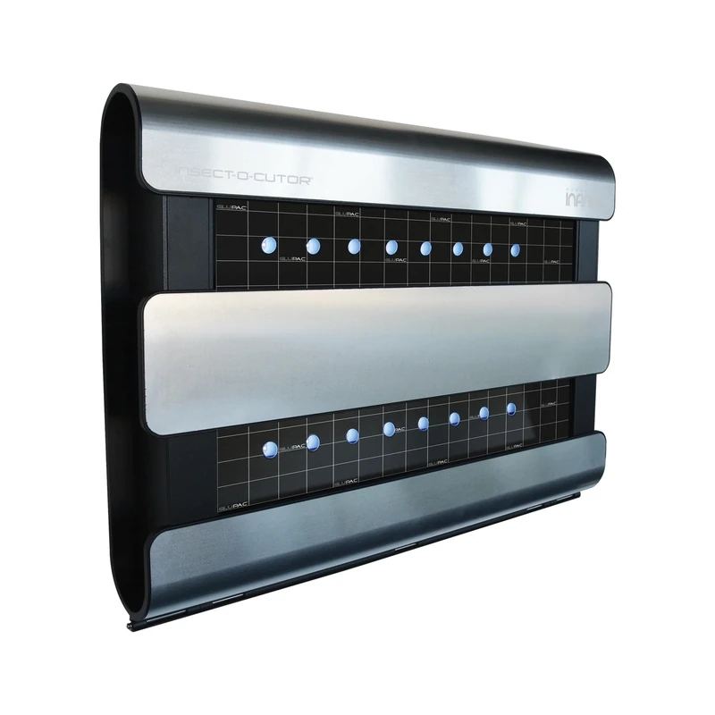 INSECT-O-CUTOR Infiniti 2 UV LED Glueboard Fly Killer | Energy-Efficient Indoor Insect Trap | Black | Wall Mounted