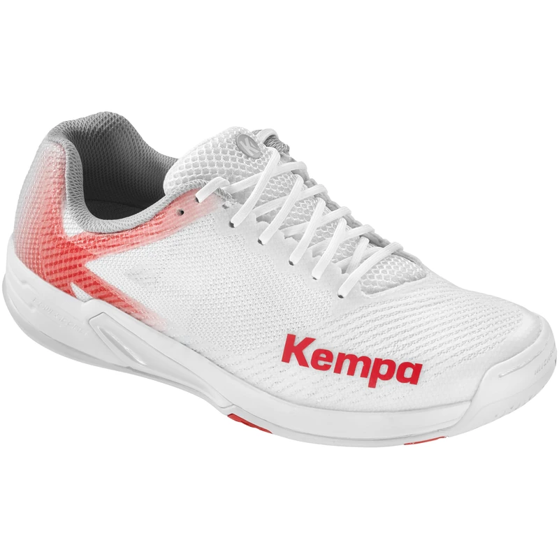 Kempa Women's Wing 2.0 Women Handball Shoes, Trainers, White/Red, 36 EU, White red, 4 UK