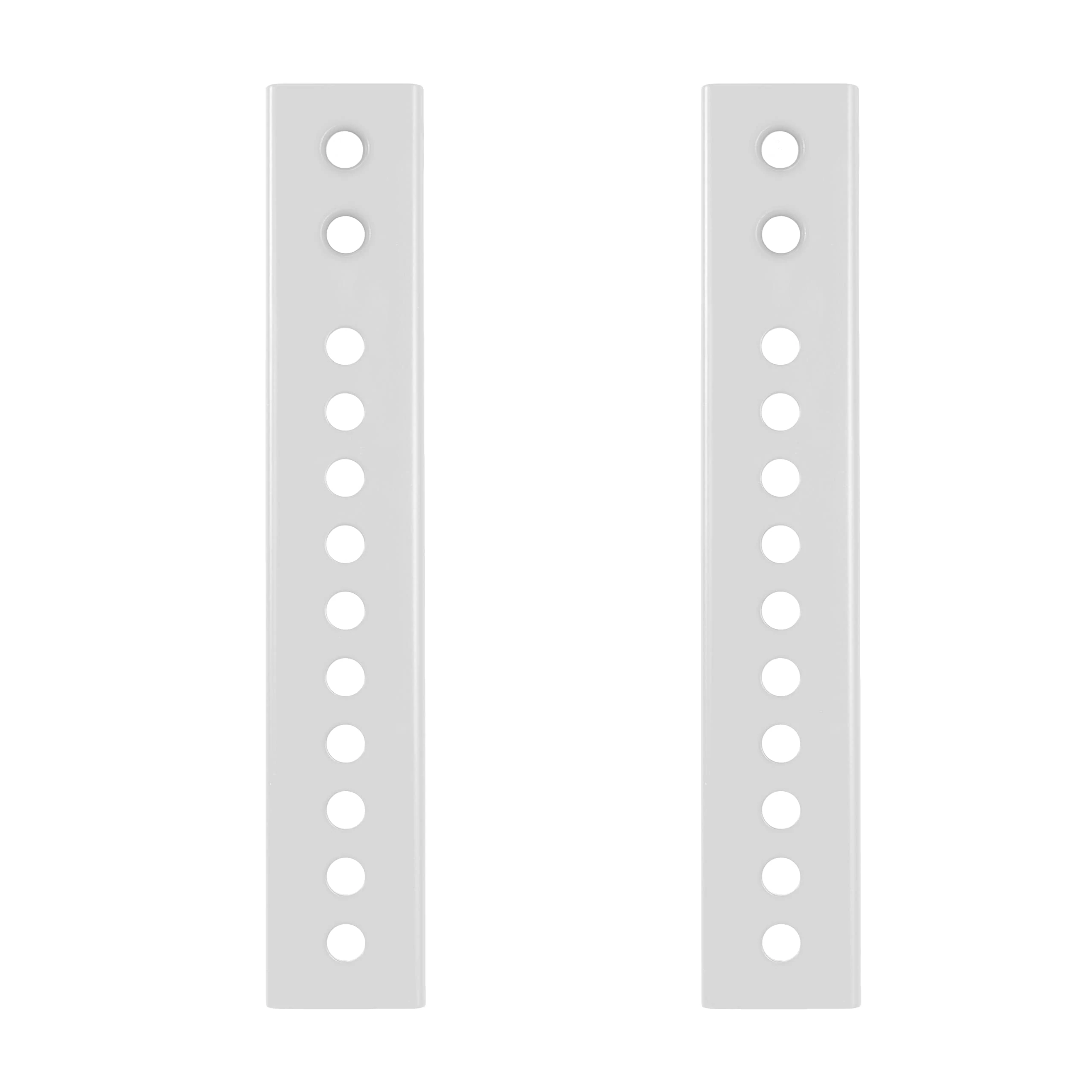 VIVO Vertical VESA Extender Plate Bracket Kit Designed for TV Ceiling Mounts, Fits Low VESA Pattern TVs, 2 Brackets, White, MOUNT-AD165W