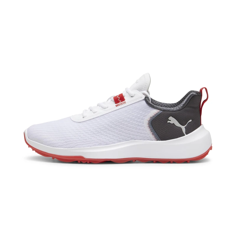 Puma Men's Fusion Crush Sport Golf Shoes, Puma White-Dark Coal, 7 UK