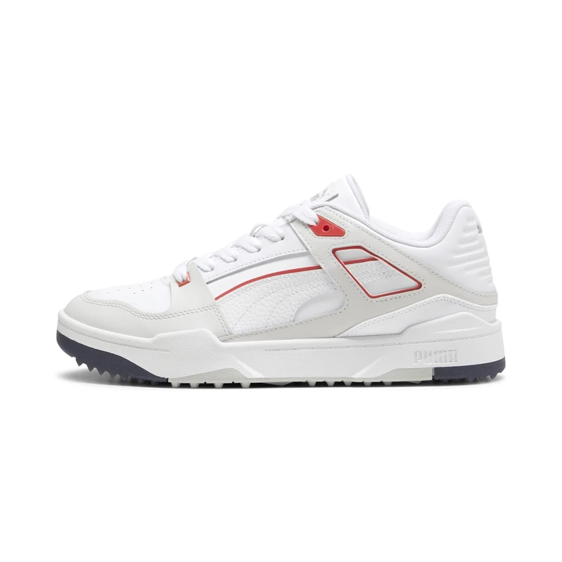 PUMA GOLF Men's Slipstream G Golf Shoes, Puma White-deep Navy, 9.5 UK