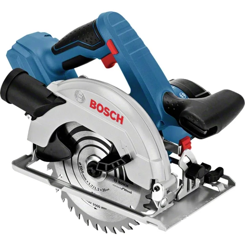 Bosch Professional 18V System Cordless Circular Saw GKS 18V 57-2 L (Left-Hand Saw Blade, brushless Motor, 57 mm Cutting Depth with 90° cuts, incl.L-BOXX, not incl. Battery or Charger)