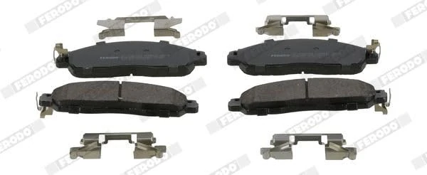 FERODO BRAKE PADS | FVR5284 | FRONT | FOR NISSAN LEAF 2017- | OE-MATCHING QUALITY | ECO-FRICTION FUSE+ TECHNOLOGY