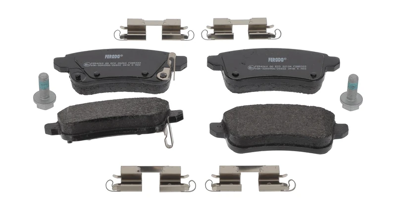 FERODO Brake Pads | FDB5333 | OE-Matching Quality | Eco-Friction Fuse+ Technology | Pack of 4