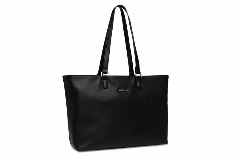 Replay women's tote bag made of faux leather, black (Black 098), one size