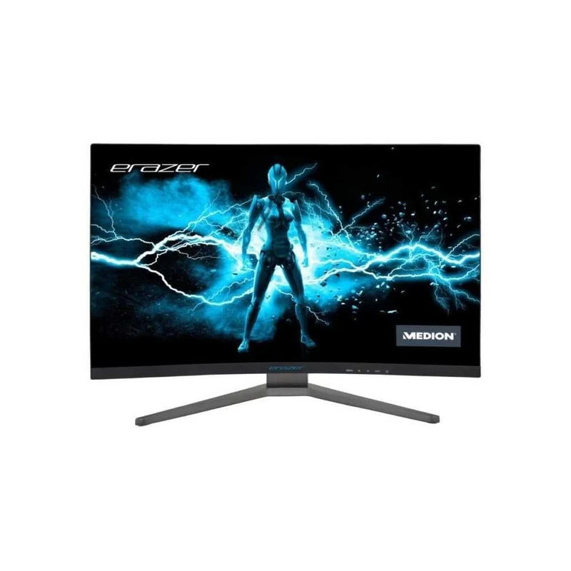 Medion Erazer Spectator X10, Curved Screen 27 Inches – VA QHD, 2560 x 1440 pixels, 165Hz, 1ms, Wide 16:9 format, Visual comfort and Immersive experience, LCD display, Adjustable height, MD21506 - Image 1