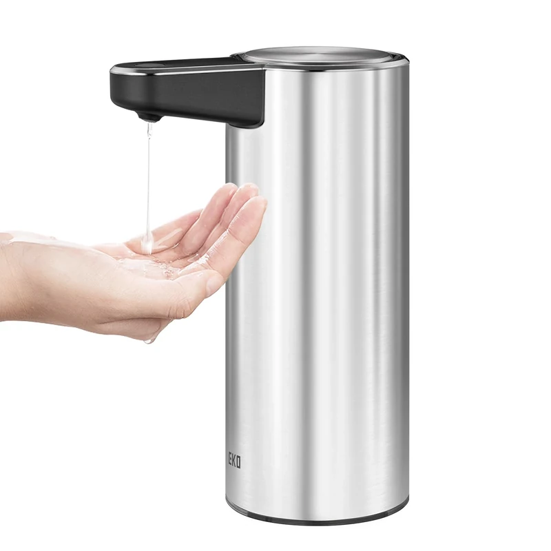 EKO Soap Dispenser, Stainless Steel, Brushed, 9 fl oz