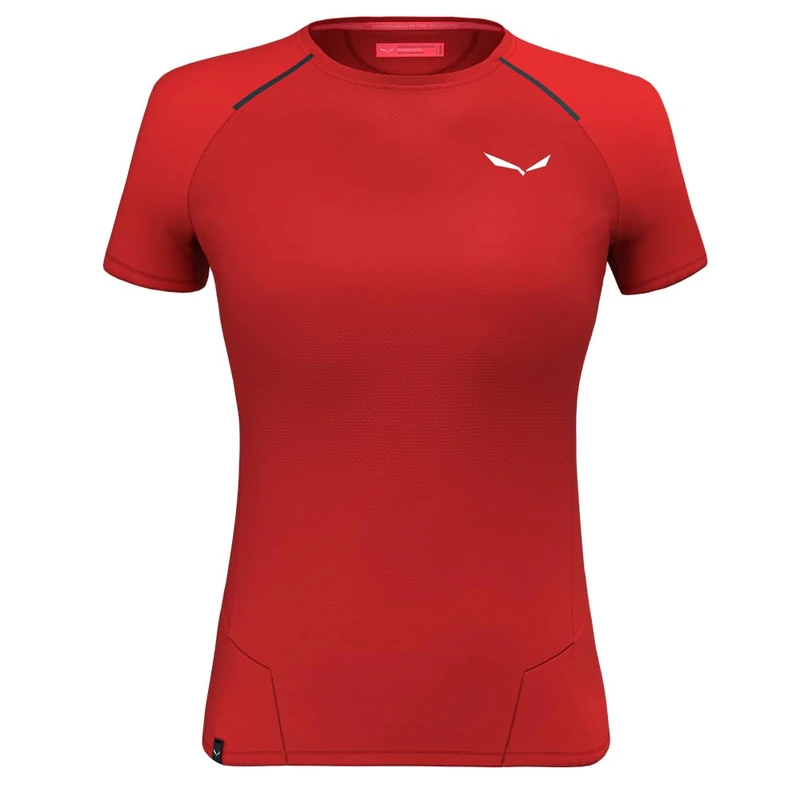 Salewa Women's PEDROC PTC DELTA W T-SHIRT, flame, L - Image 1