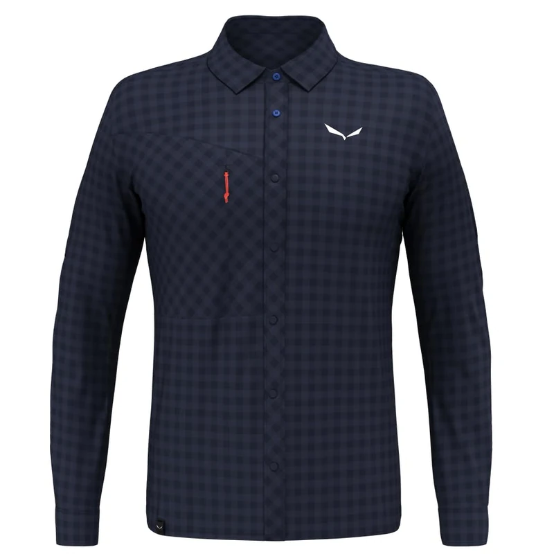 Salewa Puez Dry Long Sleeve Shirt Men, Blue, S
