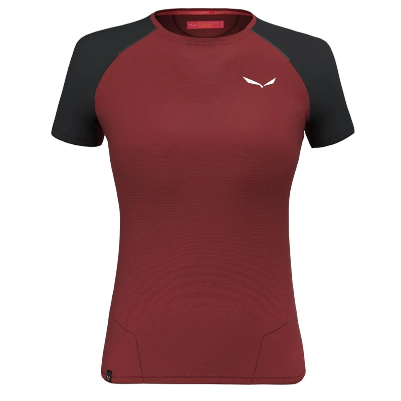 Salewa Women's PEDROC PTC DELTA W T-SHIRT, syrah/0910, XS - Image 1