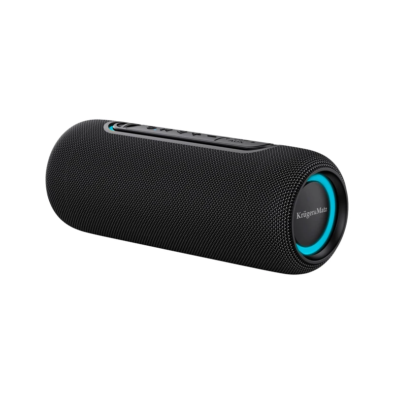Kruger&Matz Wireless Bluetooth Street Speaker KM0563 Power 20W TWS Function RGB Backlight Protection IPX5 Black