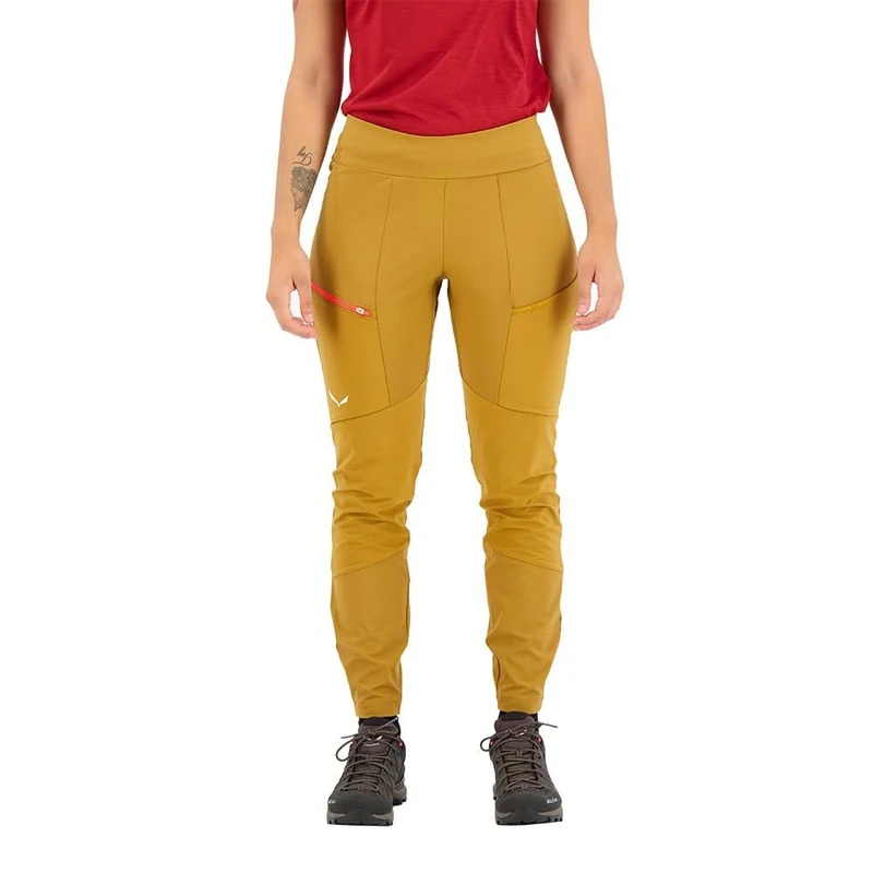 SALEWA Brand Model Puez Dry Resp W Cargo Tights Golden Brown