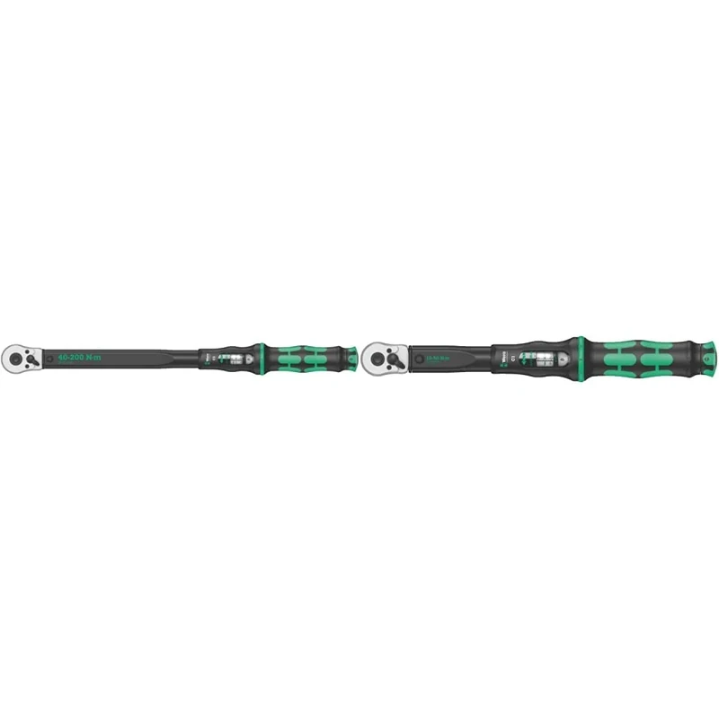 Wera Click Torque C 3 & C 1 Adjustable Torque Wrenches, 1/2" Square Drive, 40-200 Nm & 10-50 Nm