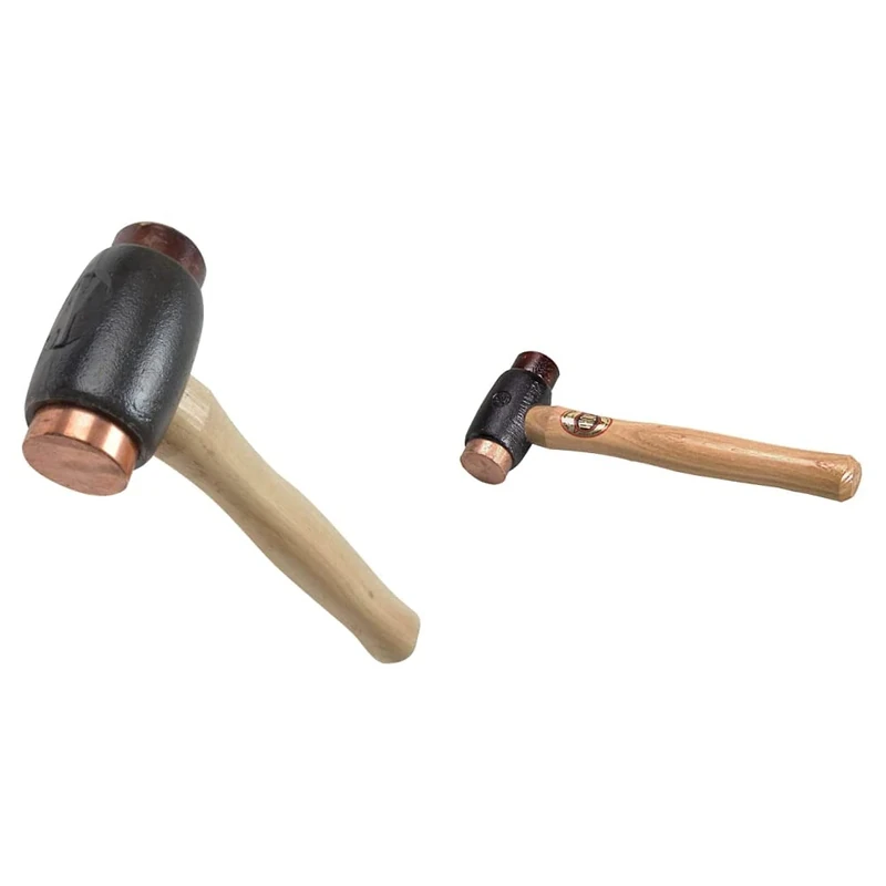 Thor 214 Copper/Rawhide Hammer Size 3 & 212 Copper/Rawhide Hammer Size 2