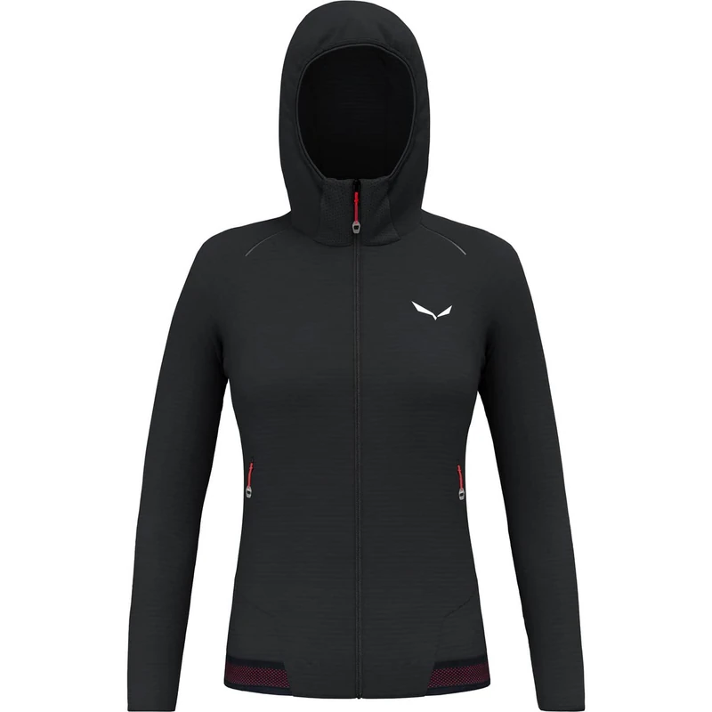 Salewa Pedroc Polarlite Hooded Fleece Jacket Women, Black, XXS