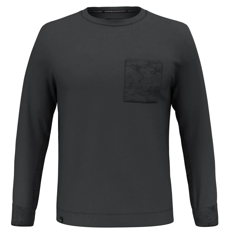 Salewa Men's Lavaredo Hemp M Pullover, onyx, XXL - Image 1