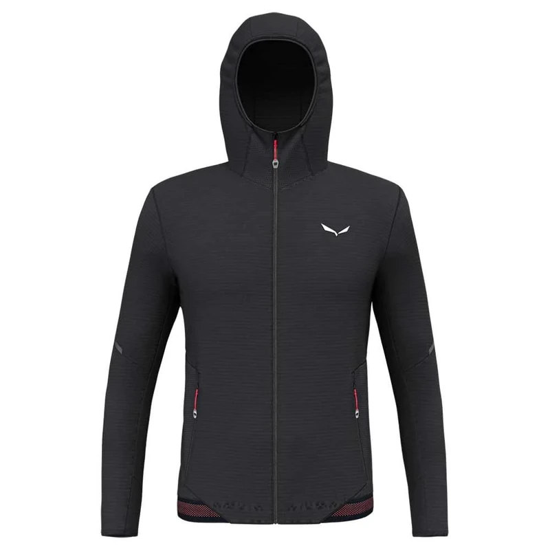 Salewa Pedroc Polarlite Hooded Fleece Jacket Men, Black, XXL