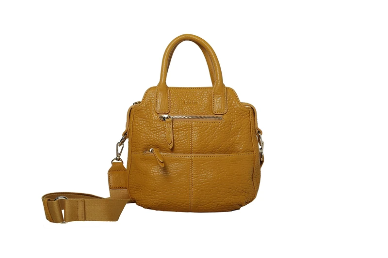 Kate Lee Women's Velvet Mustard Velyane Bag, Moyen