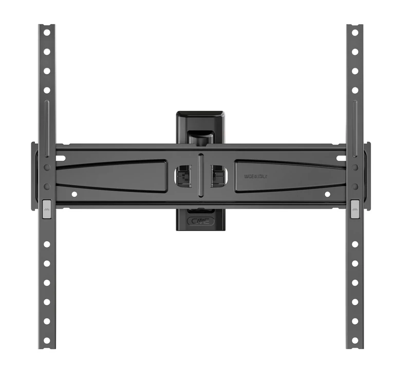 Meliconi SPACE SYSTEM TURN 400 Tilting Wall Mount for Flat Screen TVs from 40" to 65", VESA 200-300-400, Load Capacity 45 kg, Made in Italy, Black