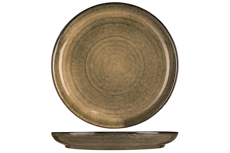 Cosy & Trendy Mendoza Soup Plate Blue/Green D21.5 x H4.3 cm Pack of 6 - Image 1
