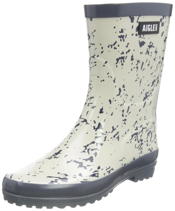Aigle Women's Eliosa Bott PT Wellington Boots, Print Snow, 4 UK