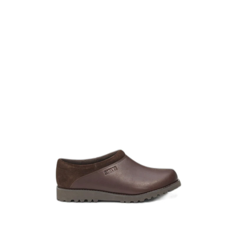 Aigle Men's Basilo High Clog, Dark Brown, 9 UK