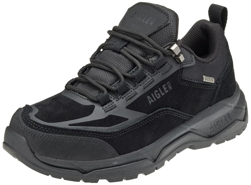 Aigle Men's Palka Low Mtd Trainers, Black, 5 UK